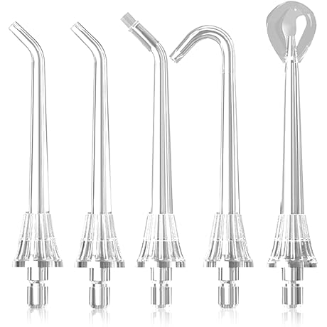Wellfine Water Dental Flossers Replacement Jet Tips for Oral Irrigators