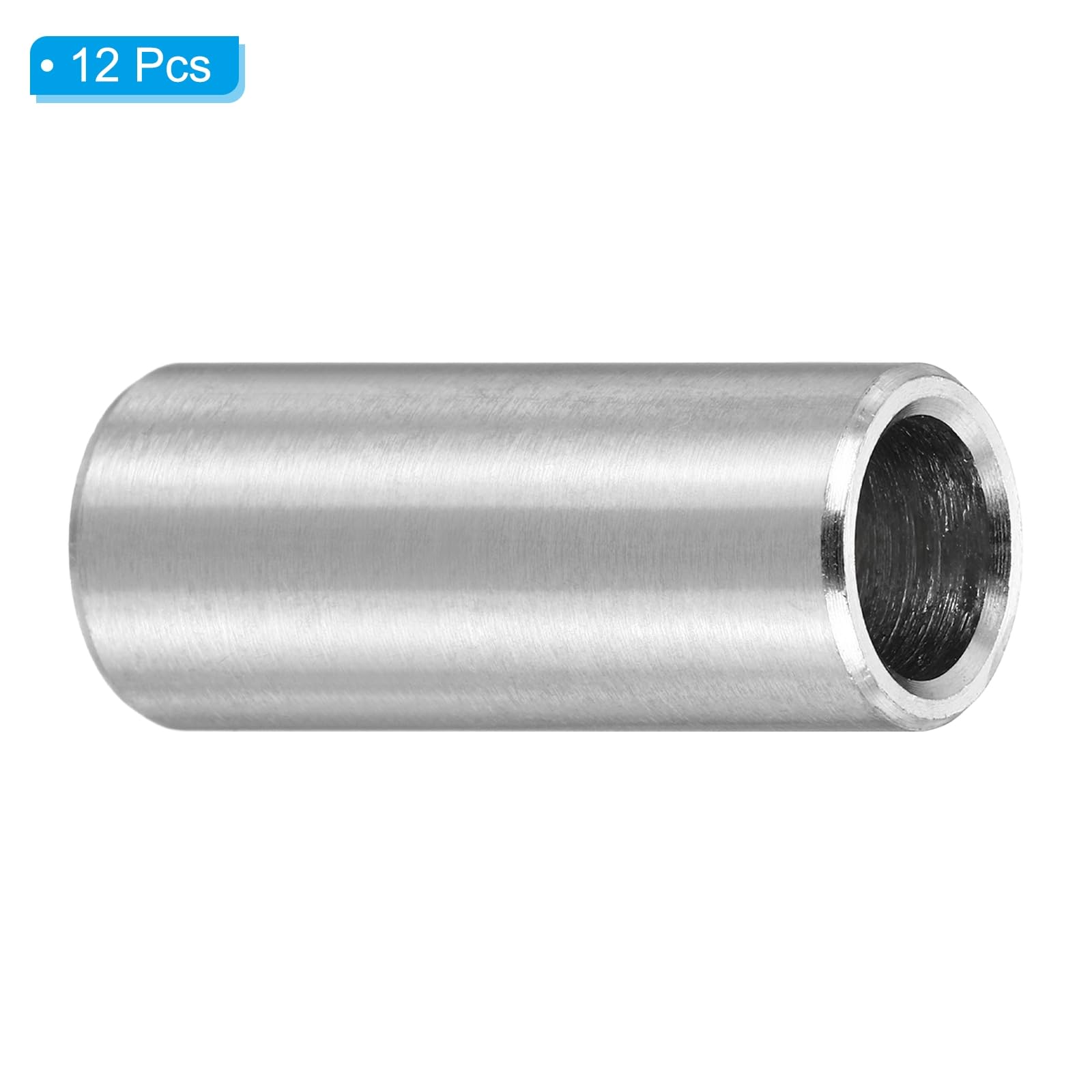 PATIKIL M7 Stainless Steel Spacers, 12Pcs Metal Spacer 7mm ID x 10mm OD x 30mm l Screw Standoff for 1/4" or M7 Screw - Image 3