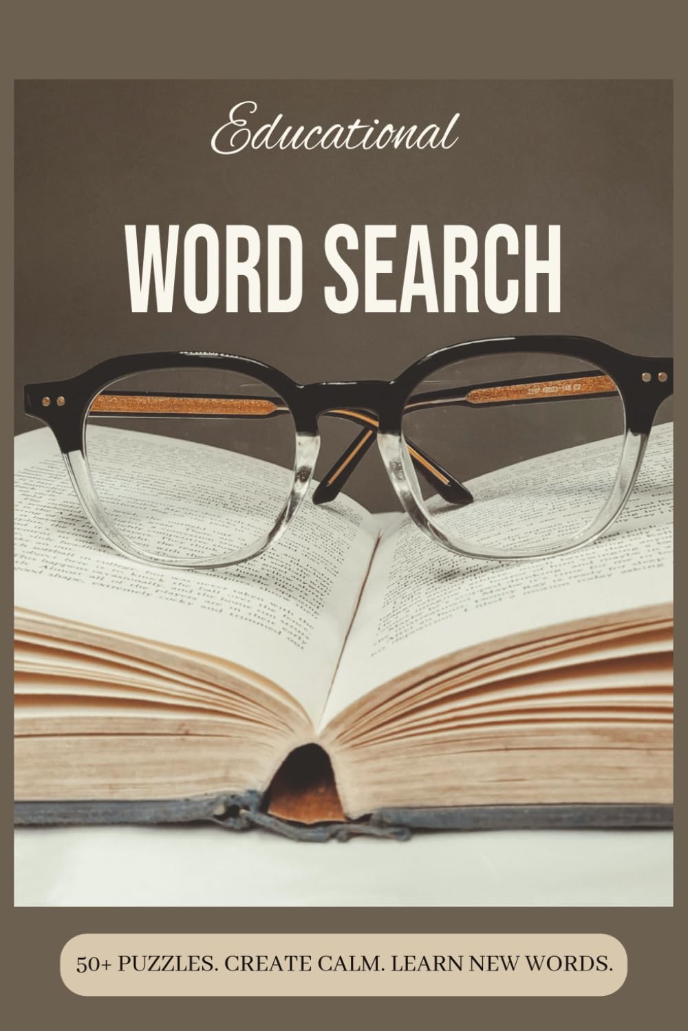 Educational Word Search Puzzle Book: Word searches with easy to read print about learning new words, expanding vocabulary, and word education | 6x9 ... - gift for vacations, holidays, and free time