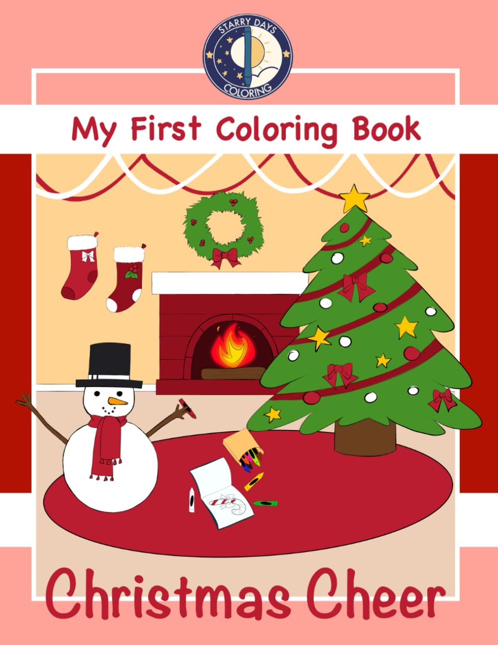 My First Coloring Book: Christmas Cheer