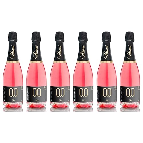 Princess Rosso Vino no alcohólico seco, 750 ml (2 botellas)