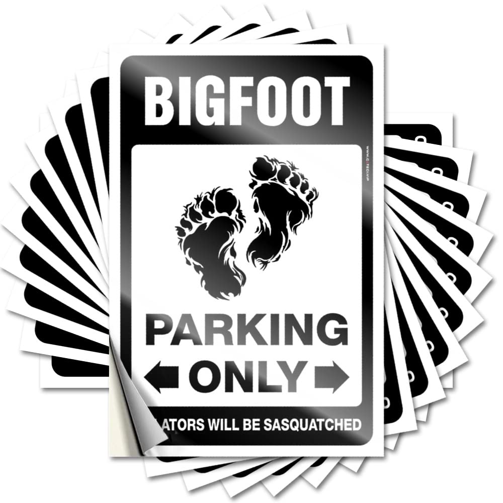 Decals Guest | Core Door Bigfoot Parking Only for Darts(12X18CM)