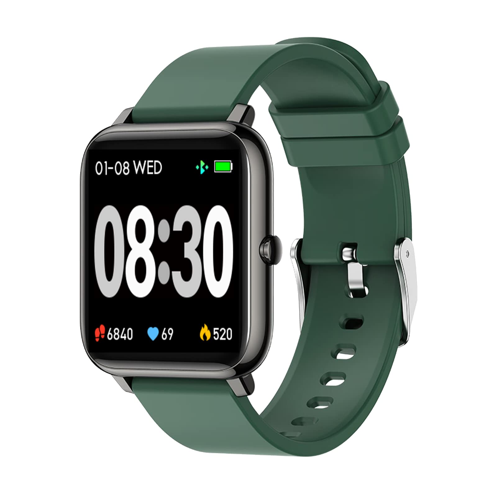 SUPBRO 1.4" Reloj Inteligente Mujer, Smartwatch Hombre Impermeable IP68 con Pulsómetro, Calorías, Monitor de Sueño, Podómetro Ruta GPS Pulsera Actividad Inteligente Reloj Deportivo para Android iOS
