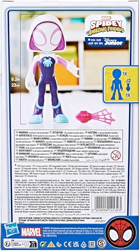 Miniatura 22 de Spidey and his Amazing Friends Paquete múltiple de héroe de gran tamaño, 3 figuras de acción grandes, juguete de superhéroe preescolar de Marvel, a