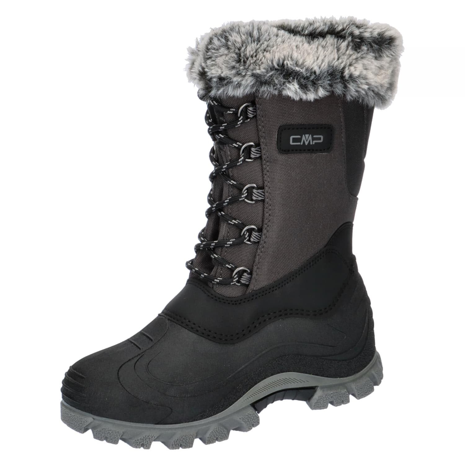 CMP Girl Magdalena Snow Boots, Nero, 2.5 UK