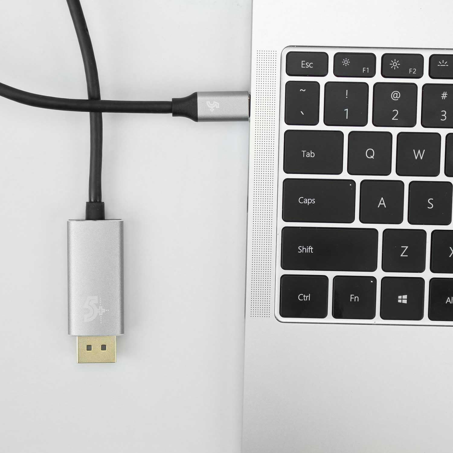 5+ CABO ADAPTADOR USB C - P/DISPLAYPORT MACHO 4K 60HZ - 1.8M, 5+, Outros acessórios para notebooks