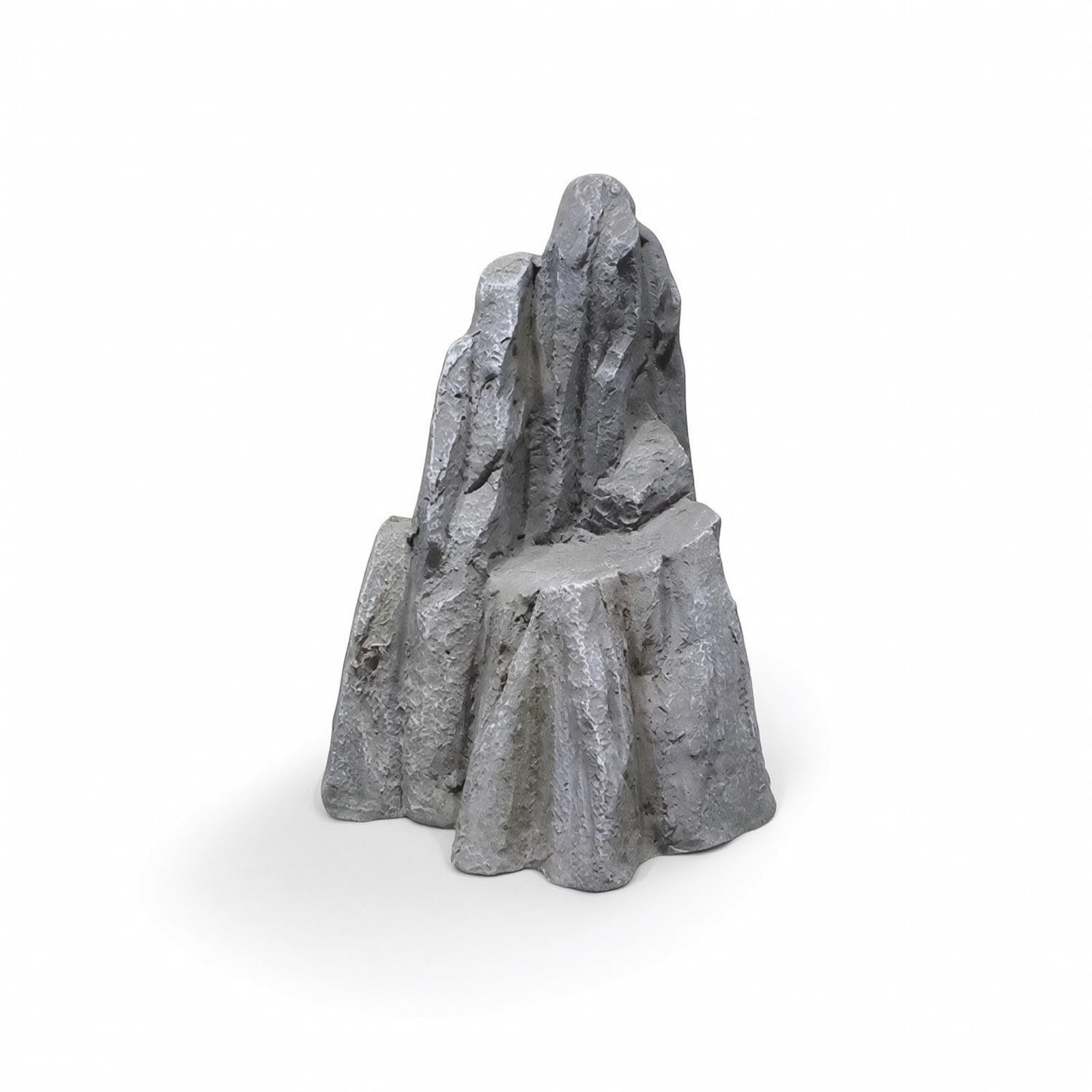 Felsen-Skulptur Wetterfest Kunstfelsen Realistisch -Stein für Gartenliebhaber, Innenhof, Wohnzimmer, 8886 Simulation Stein C-Modell Stein, Größe 30-28-45 cm