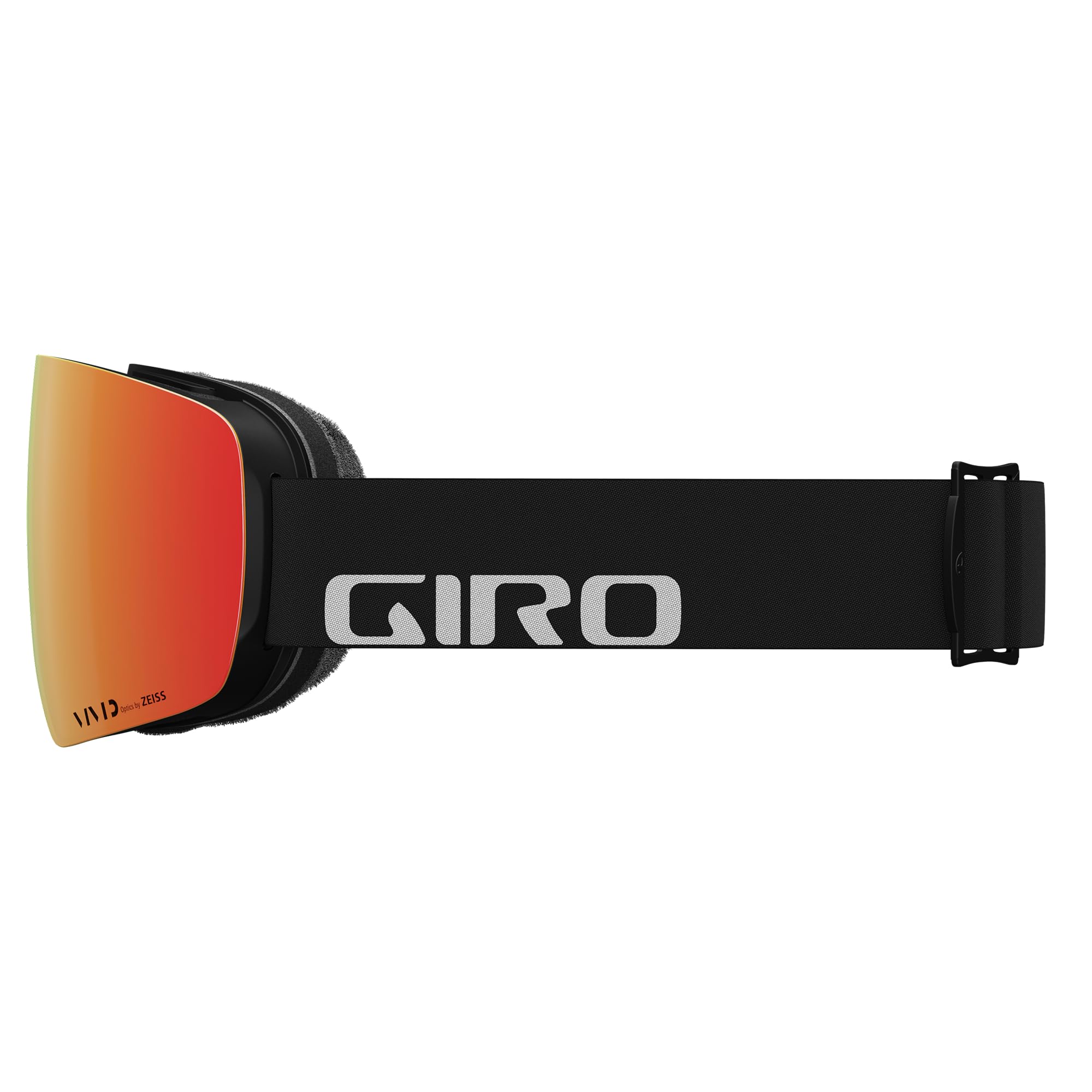 Giro Contour RS 2023 - Occhiali da neve con montatura nera con lenti a infrarossi Vivid Ember/Vivid Infrared Large