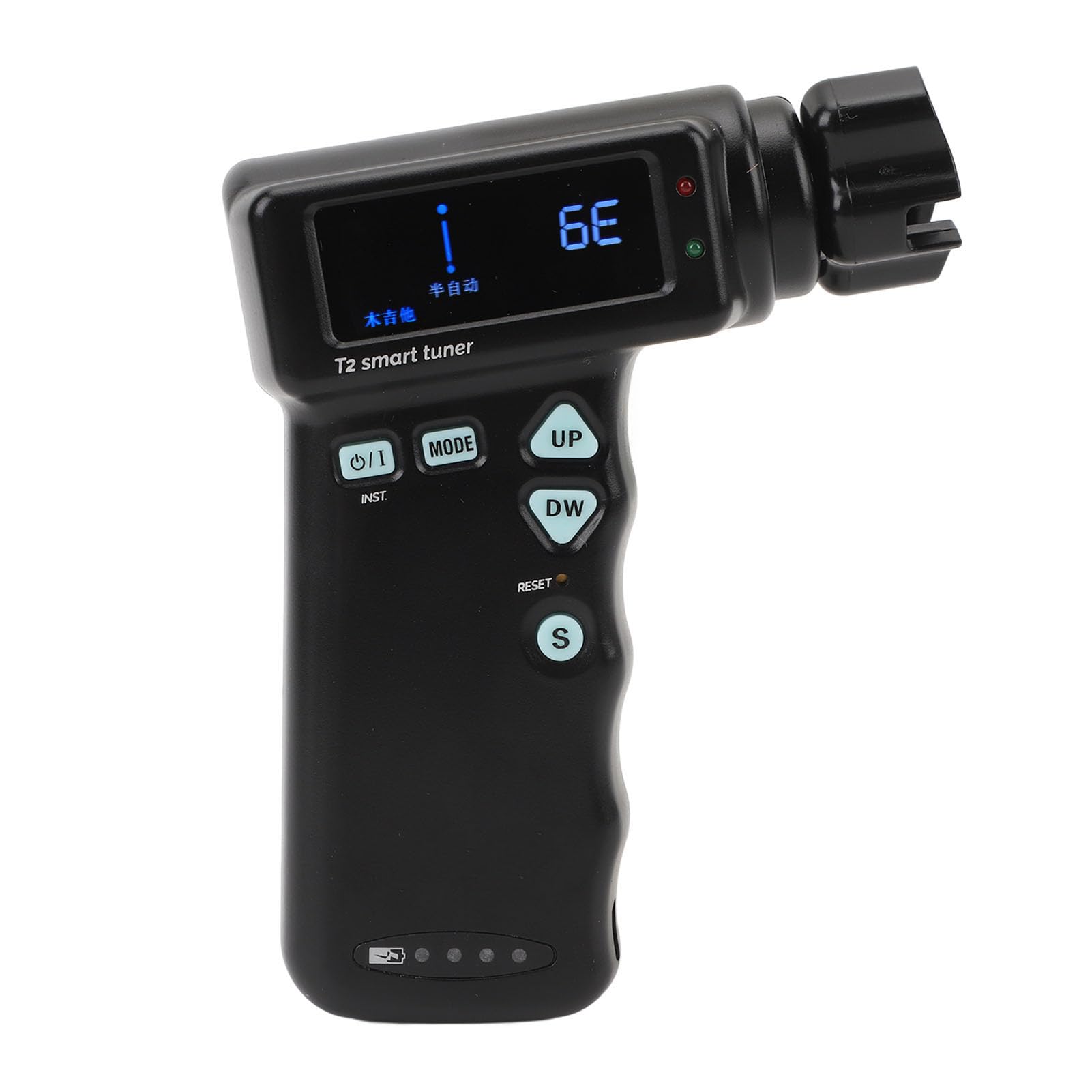 Smart Guitar Tuner 2 in 1 Multifunzionale sintonizzatore professionale per chitarra elettrica automatica con display LCD a colori per chitarre acustiche Guitarre elettriche