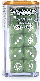 Games Workshop - Warhammer - The Oid World - Wood Elf Realms: Dice Set