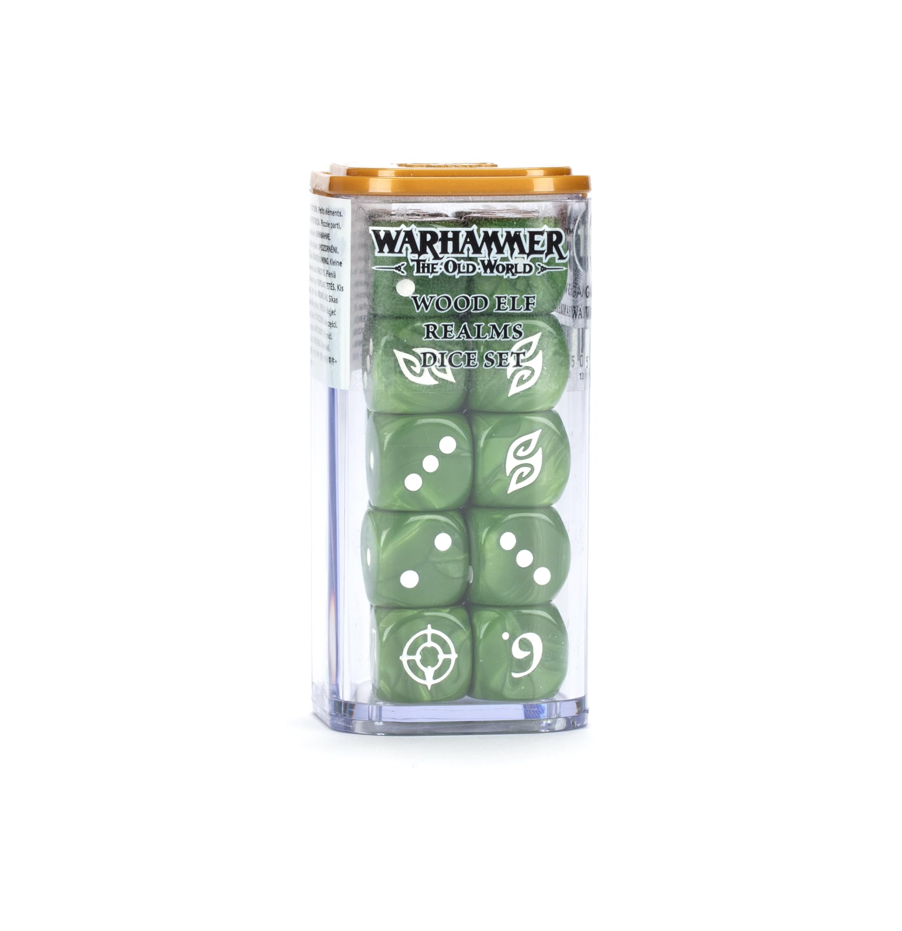 Games Workshop - Warhammer - The Oid World - Wood Elf Realms: Dice Set