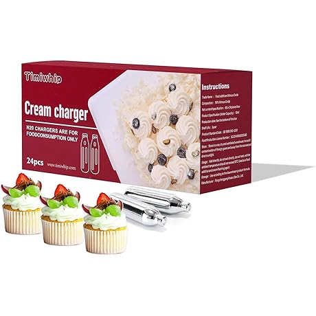 Creamy Wonder Whip Cream Charger 8g Nitrous Oxide 24-Pack