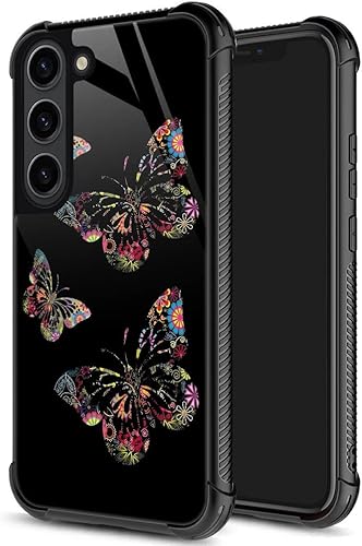 Miniatura 96 de Funda para Samsung Galaxy S23 Plus, protección de grado militar, esquinas a prueba de golpes, funda antiarañazos para Samsung Galaxy S23 Plus, flor