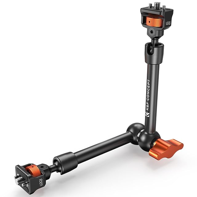 K F CONCEPT 11 Magic Arm 1 4 Screw 360 Ball Heads Articulating Friction Camera Arm Mount for