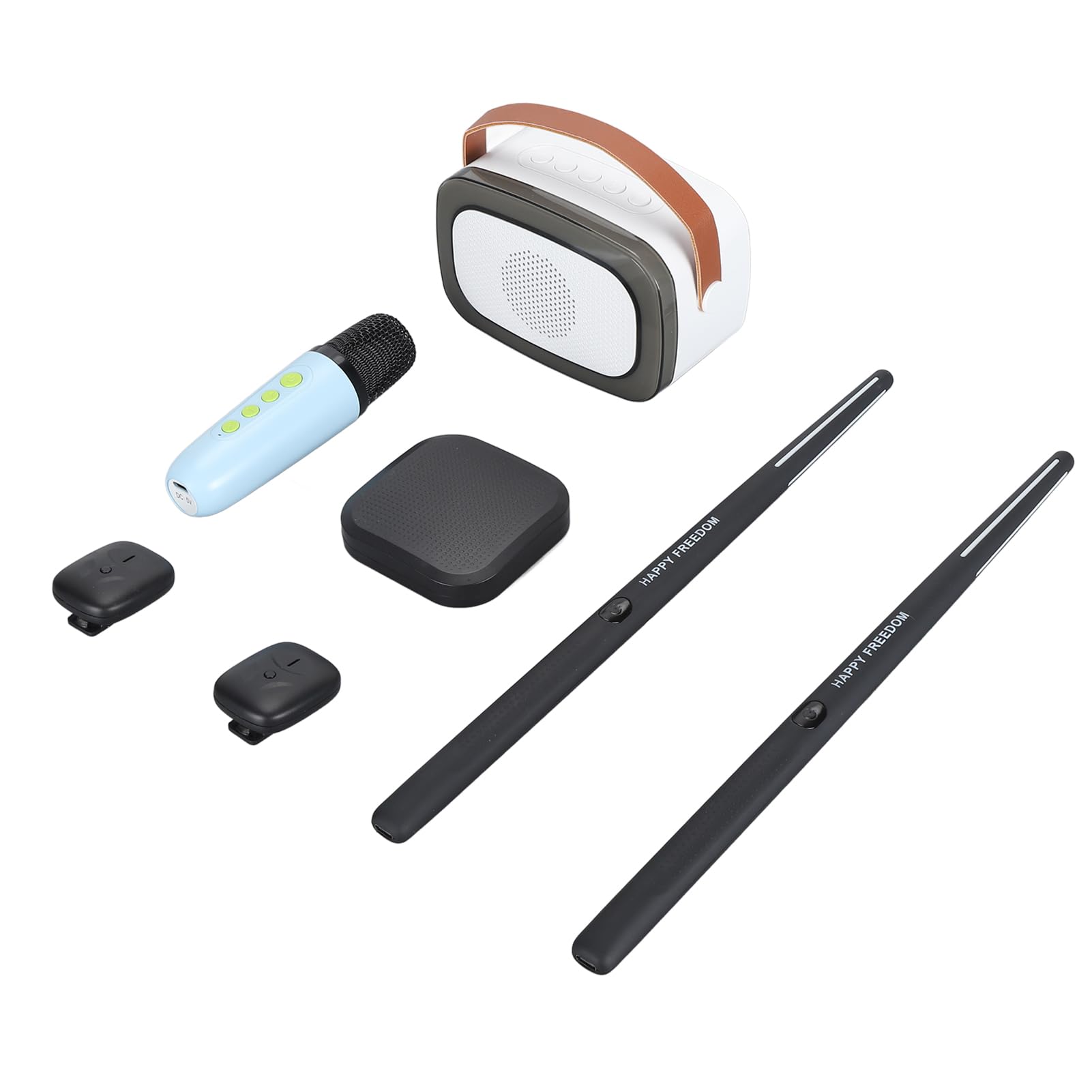 Tbest Set di bacchette portatili, movimento 3D, somatosensoriale, per realtà virtuale, ideale per e adulti a casa, ufficio, giardino all'aperto o