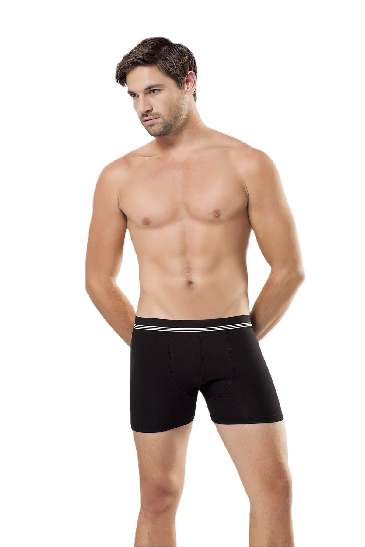 Calzoncillos tipo bóxer Anit de algodón premium con ajuste elástico 4