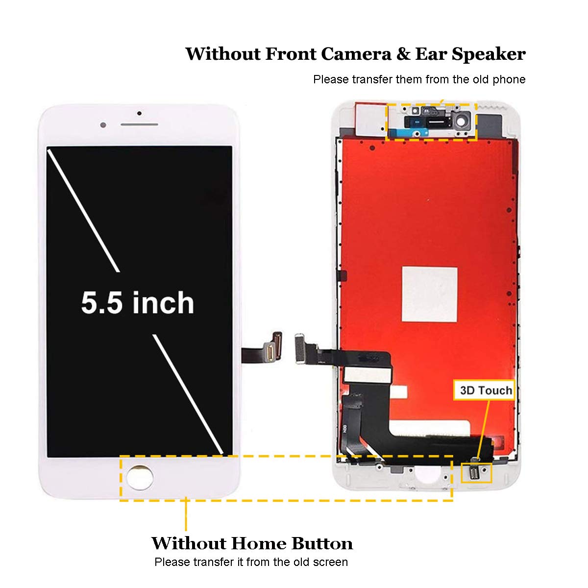 Jiatai Fabrik Lcd Display Screen Digitizer Für Iphone 8,Doppel Geprüft Schnelle