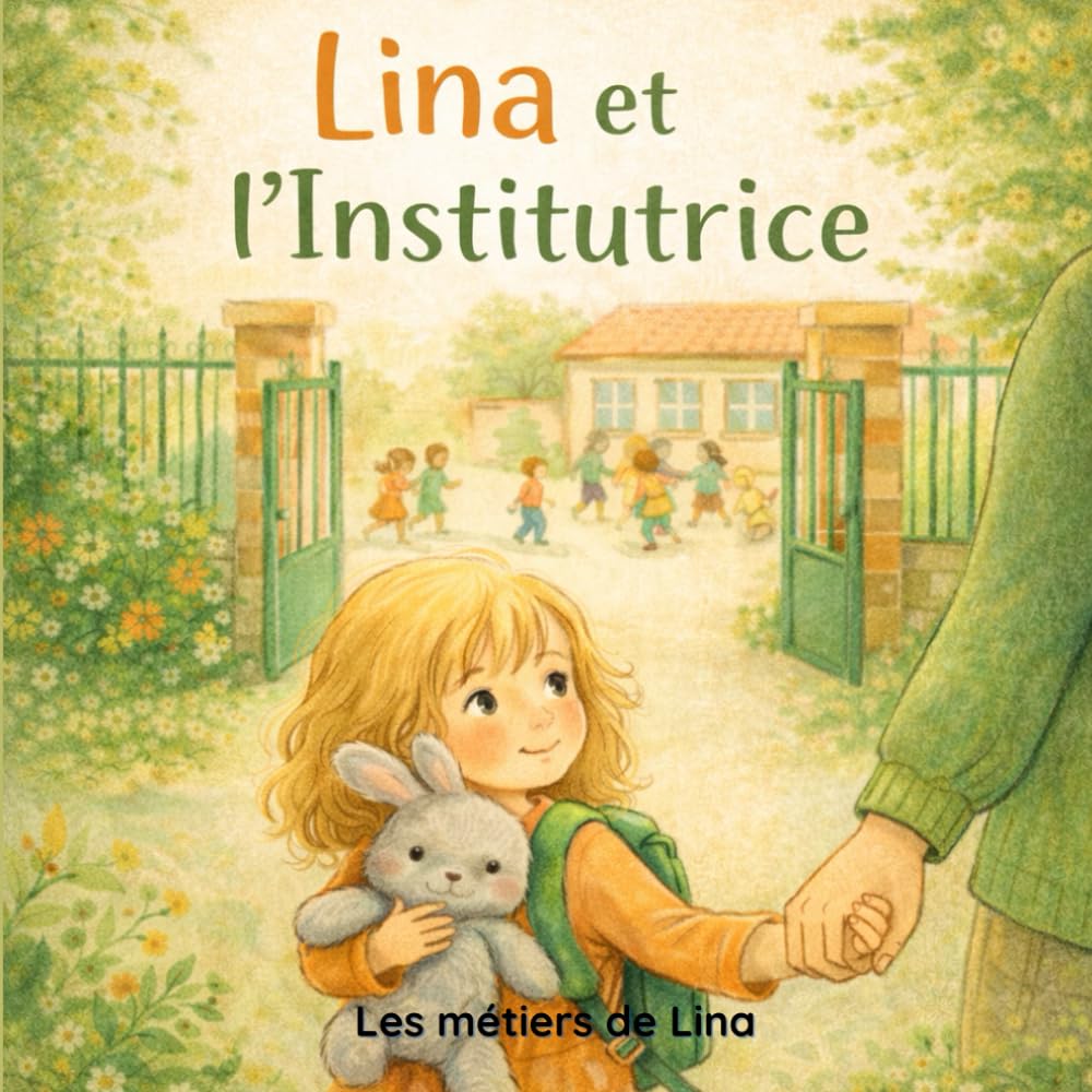 Lina et l'Institutrice: Lina découvre le métier d'institutrice avec Claire (Les métiers de Lina)