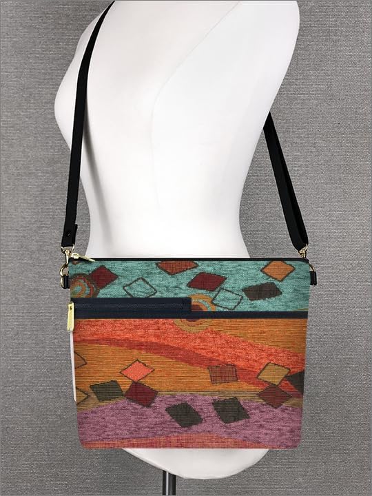 Danny K. Women's Tapestry Bag Shoulder Handbag, Large Zipper Purse Handmade in the USA - Image 2