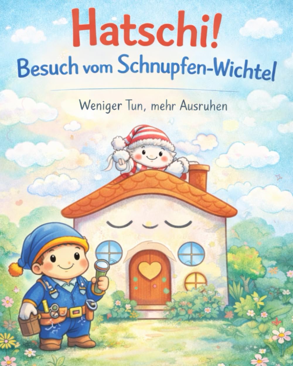 Hatschi! Besuch vom Schnupfen-Wichtel: Weniger Tun, mehr Ausruhen. Das tröstliche Begleitbuch für kranke Tage im Körper-Haus (4–6 Jahre)