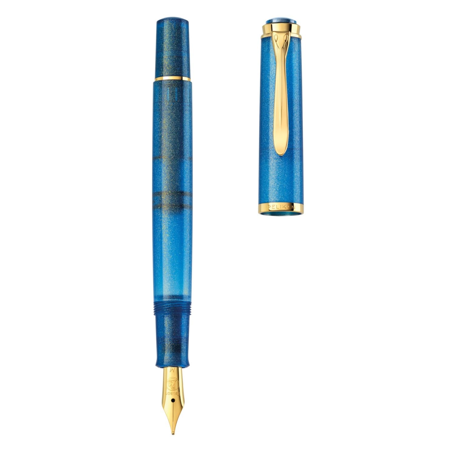 Amazon | Pelikan ペリカン 万年筆 EF 極細字 クラシック ゴールデン 