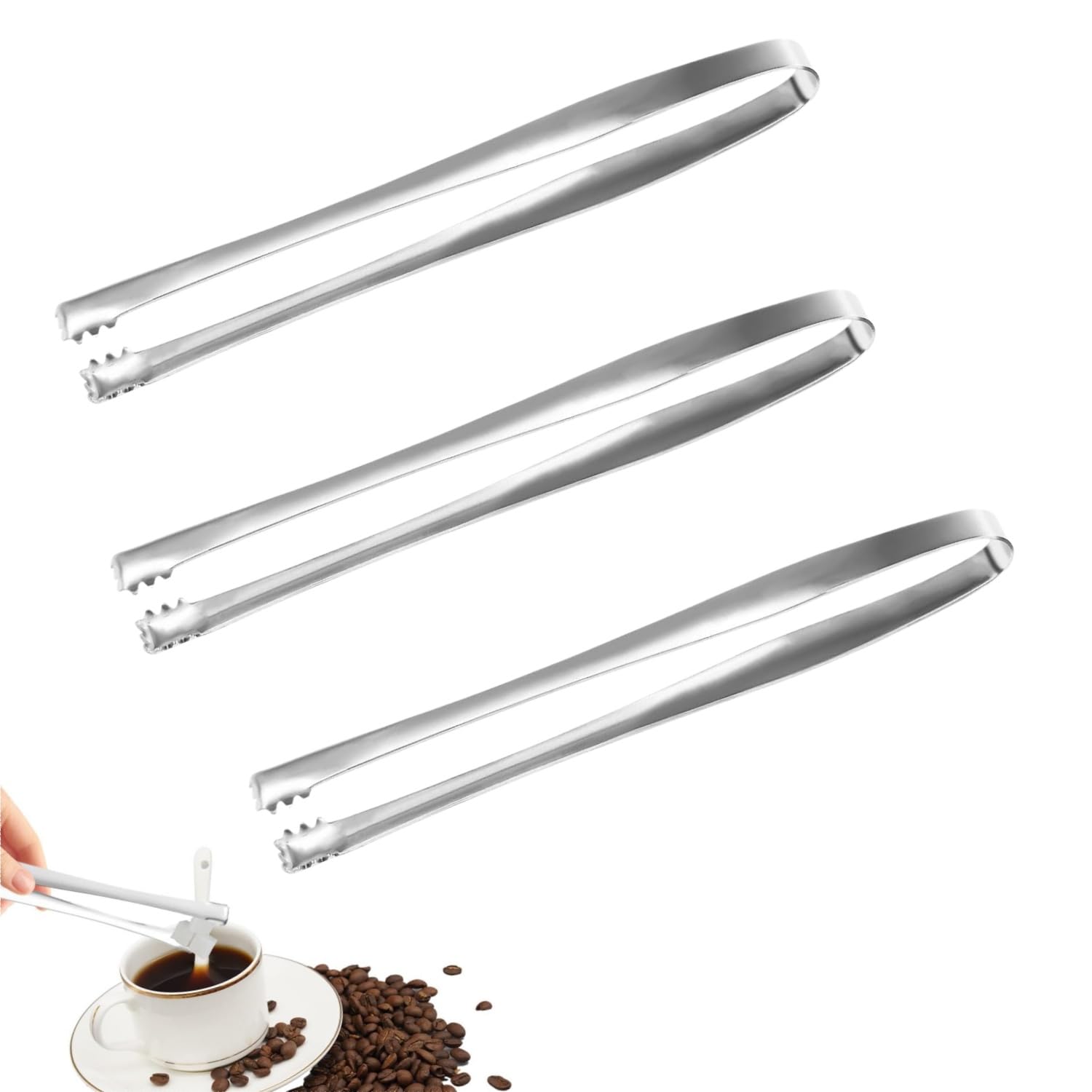 Professional Egg Chalaza Removal Tool,3 Stück Zuckerzange,Candy bar,Küchenzange,Eiszange,Servierzange,Süßigkeiten Zange,Kitchen Gadget,für Hochzeit Party Bar Büfett Grill Picknick