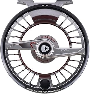 Greys Tital Fliegenrolle | Large Arbor Fliegenrolle für Süßwasserangeln | Sanfter Einzug & Sicherer Spulenwechsel | Carbon Disc Drag | Präzisions-Barstock | Mit Schutztasche | Mehrere Größen