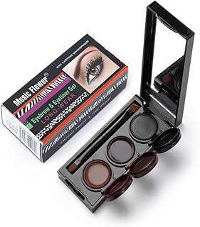 Music Flower 3 en 1 Gel de cejas y delineador...