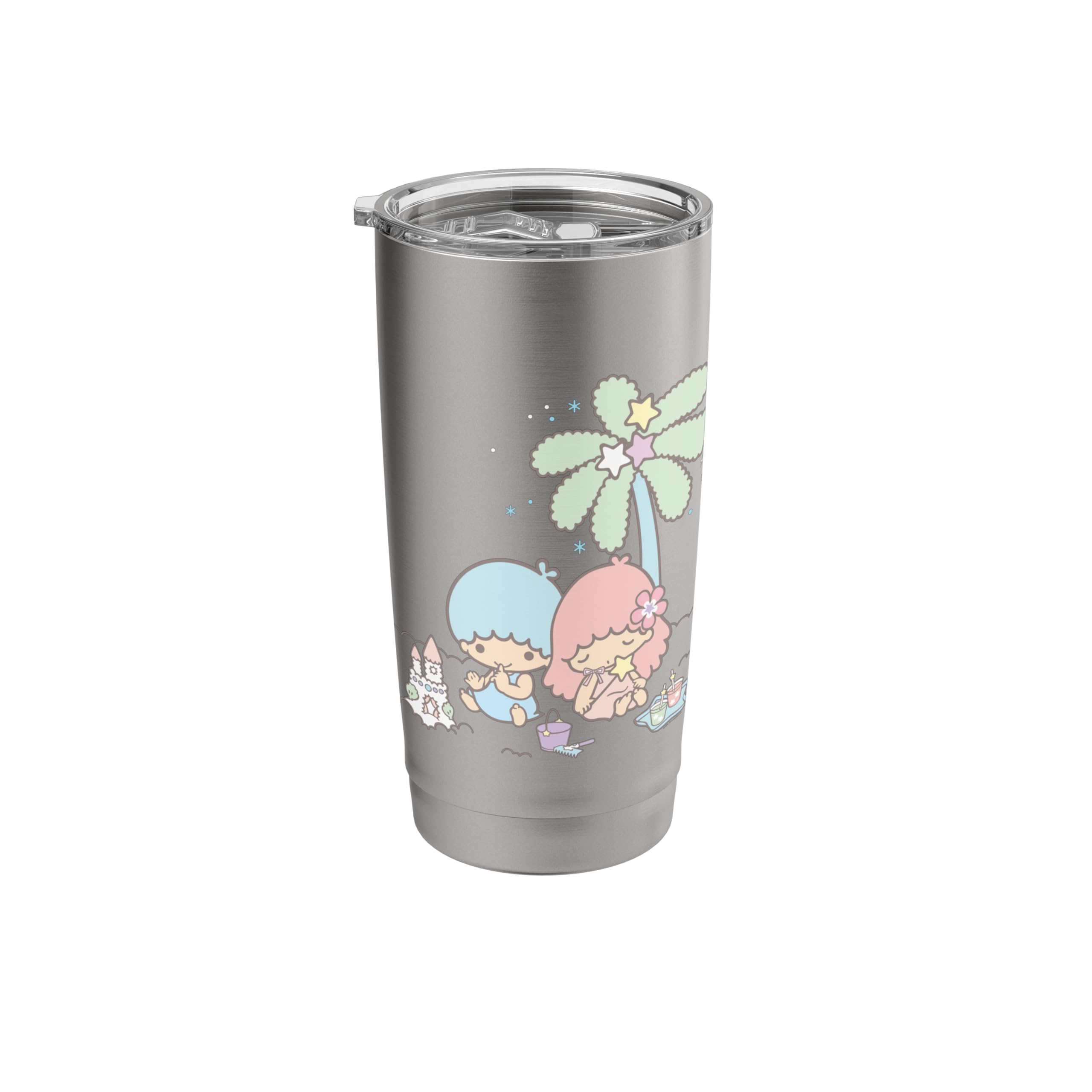 Little Twin Stars Beach Summer Sandcastle Stainless Steel Insulated Tumbler
