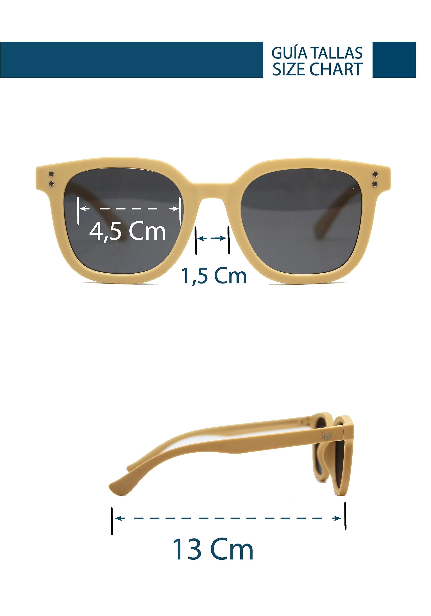 Surf Monkey Occhiali da sole polarizzati per ragazzo/ragazza | Protezione UV400 100% UVA e UVB sicuri | BPA free | 3-12 anni