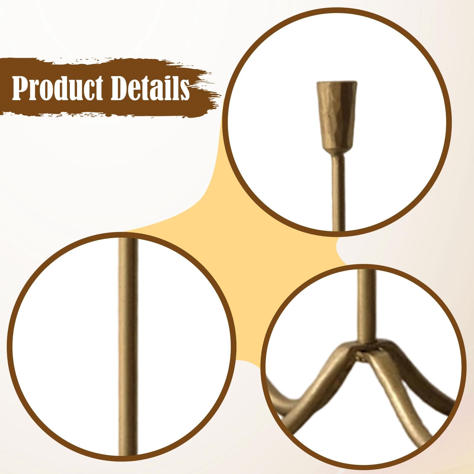 Candelabro Vintage A 5 Bracci Centro Tavolo Metallico