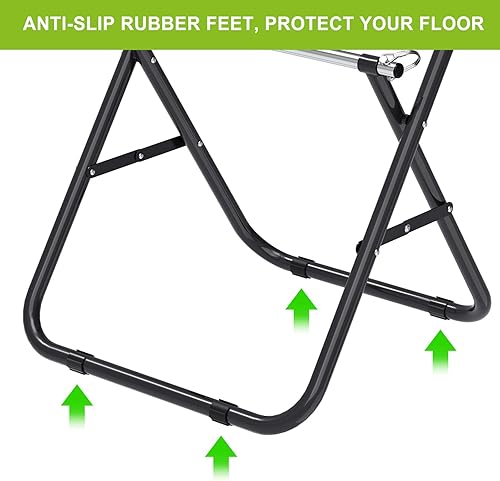 Miniatura 3 de Organizador de cables para carrete, soporte plegable de carrete de alambre portátil, capacidad de 100 libras para mantener los cables ordenados y