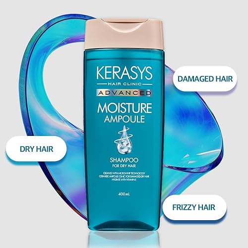Miniatura 3 de Kerasys Advanced Ceramide Ampoule Clinic for Damaged Dry Hair Moisture Ampolla 13.5 fl oz  13.5 fl oz (champú, 1 paquete)