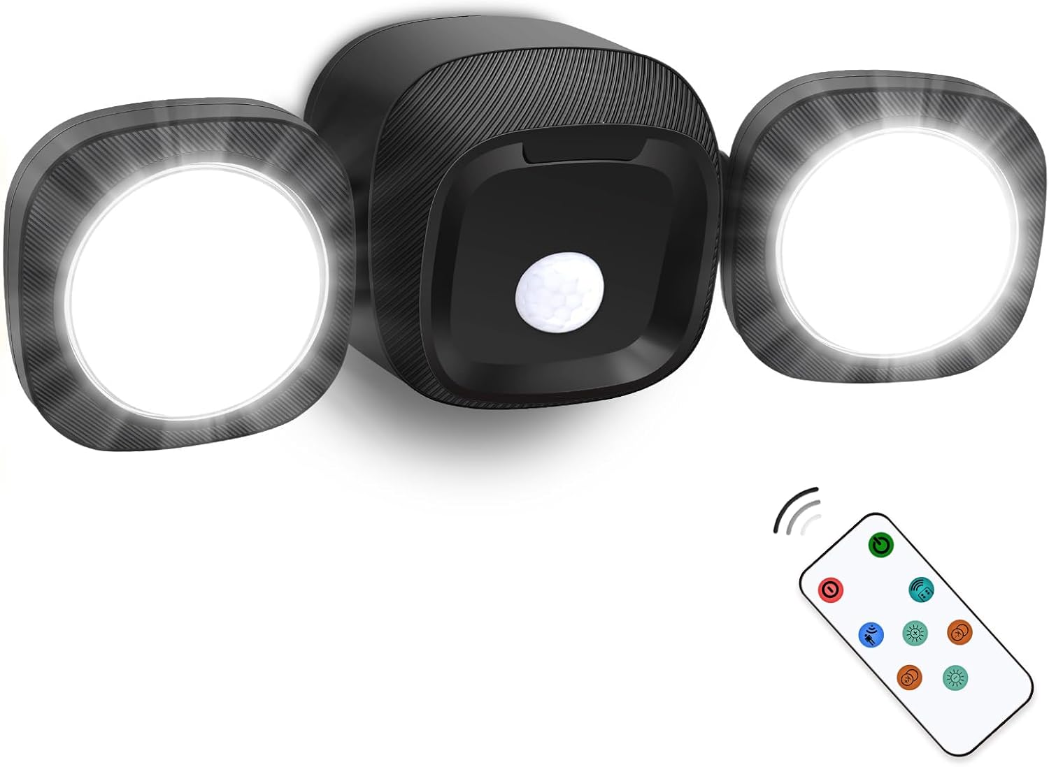 TOOWELL Battery Operated Lights Outdoor Motion Sensor Light Battery