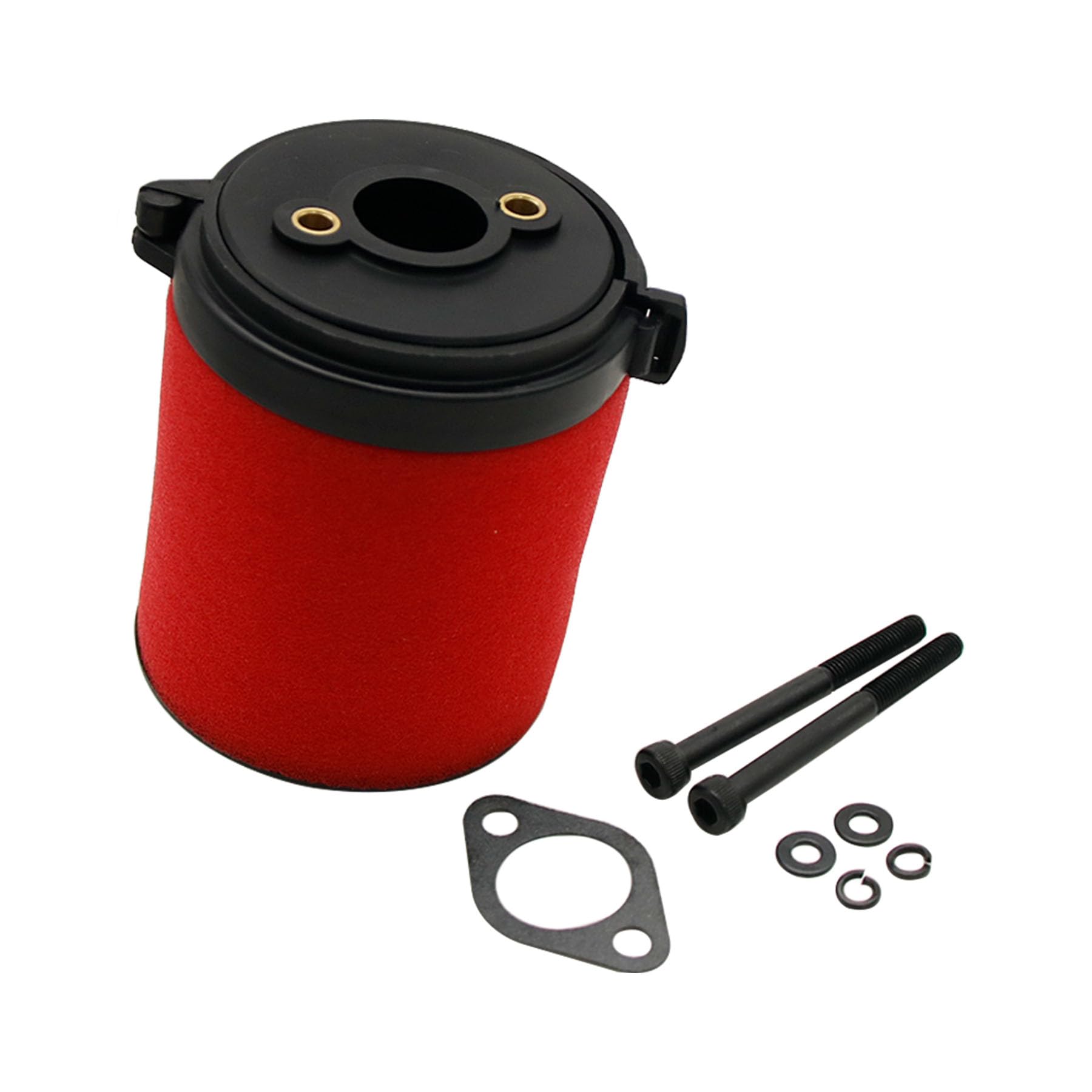 Luftfilter Set für 1/5 HPI KM ROVAN Baja 5B 5T 5SC 23cc-36cc Motorteile (Rot)