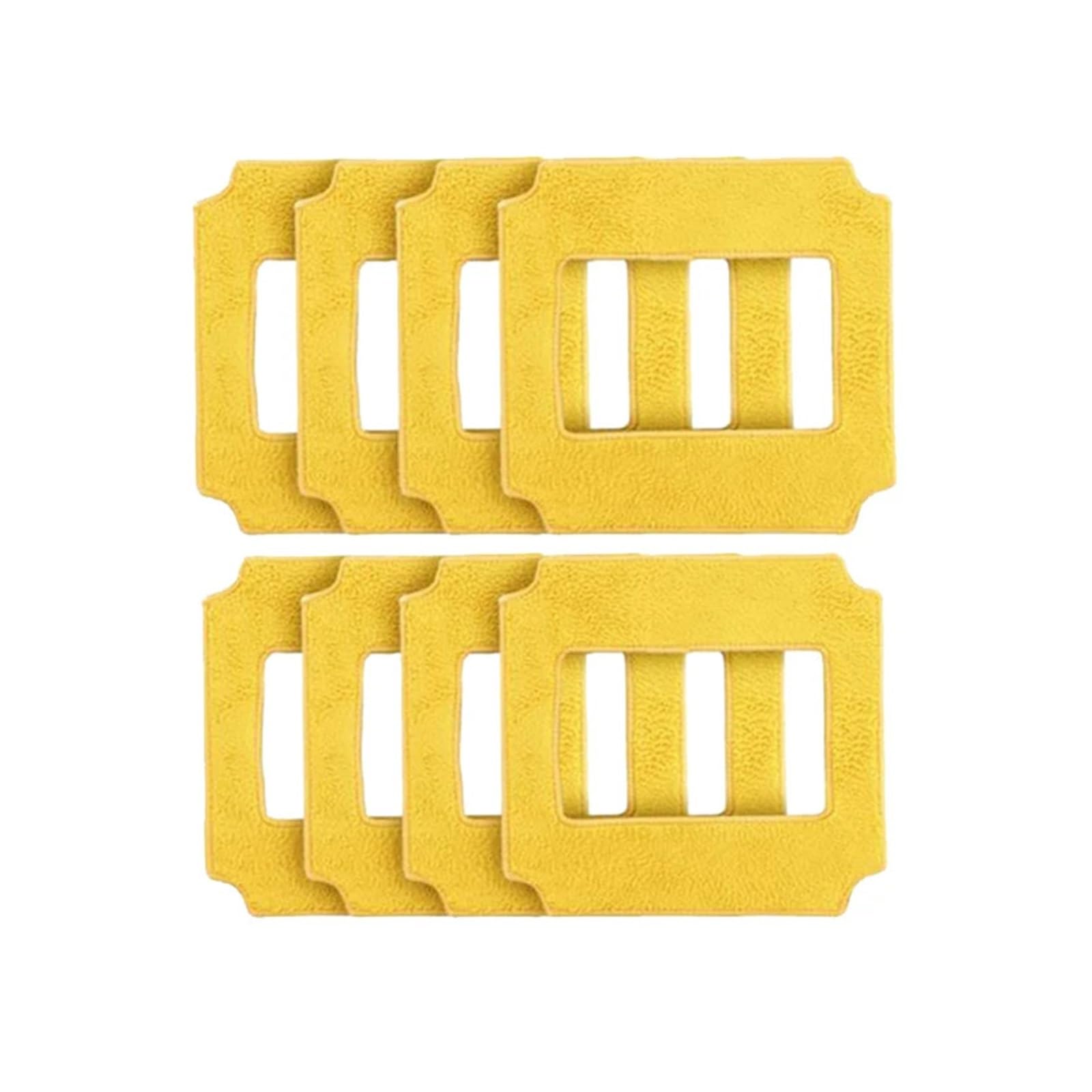 Giallo Mop Vestiti Puliti For Robot Lavavetri Win660/RL880/RL1188/QHC004/RL2988/RL3988/RL3325/RL1788 Tamponi Di Pulizia(8pcs yellow mops)