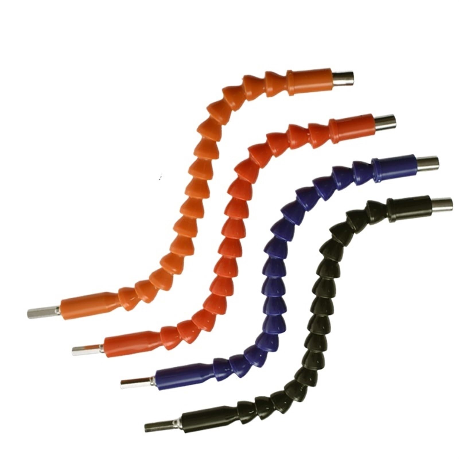 Elastyczne wiertło Elastyczny wałek wiertarski, magnetyczny uchwyt na bity, 1 szt. 295 mm do mocowania wiertła elektronicznego, trzpień sześciokątny 1/4"(Red)