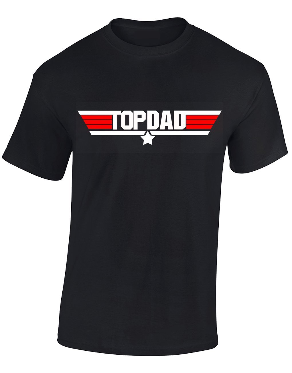 Crown Designs Top Dad Action Movie Film Inspired for Men & Teenagers T-Shirts Tops - Black/Large