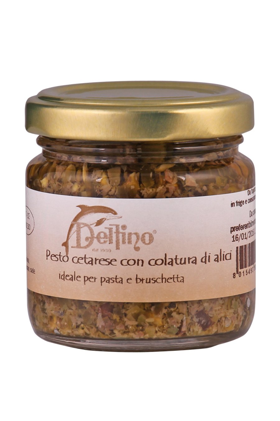 Delfino Cetara Pesto With Anchovy Sauce 90G.