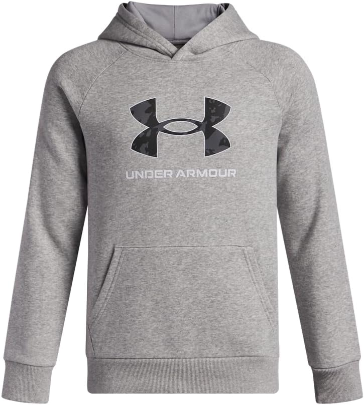 Under Armour boys Rival Fleece Big Logo Print Fill Hoodie