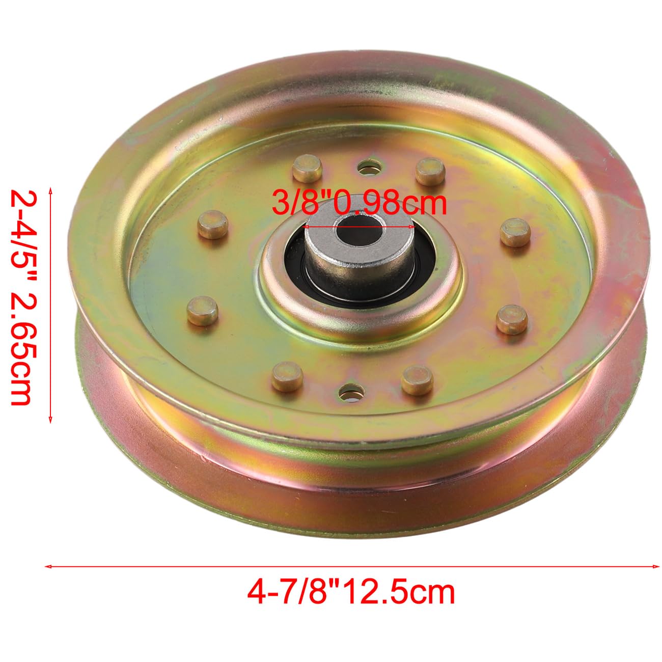 756-04129 Puleggia folle piatta compatibile con Cub Cadet 956-04129 956-04129C 756-04129B 756-04129C MTD 753-08171 756-04129B 756-04129C 956-04129C 6-041 29 956-04129C - Confezione da 2