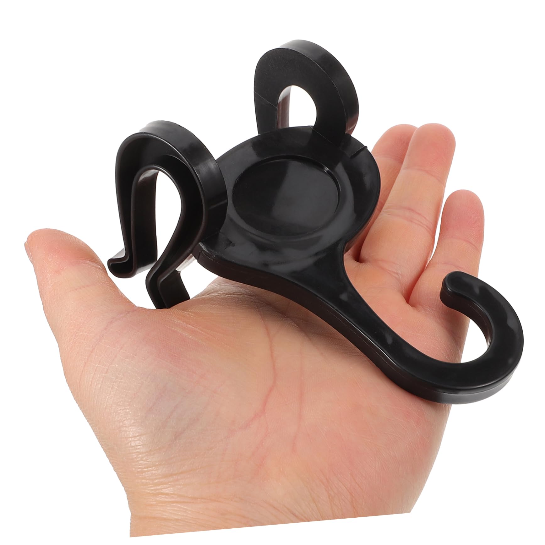 Happyyami 10pcs Vertical Shoe Hooks Hangers for Sneakers and Slippers Space Saving Shoe Organizer Rack for Bedroom and Closet Decorative Display Hooks