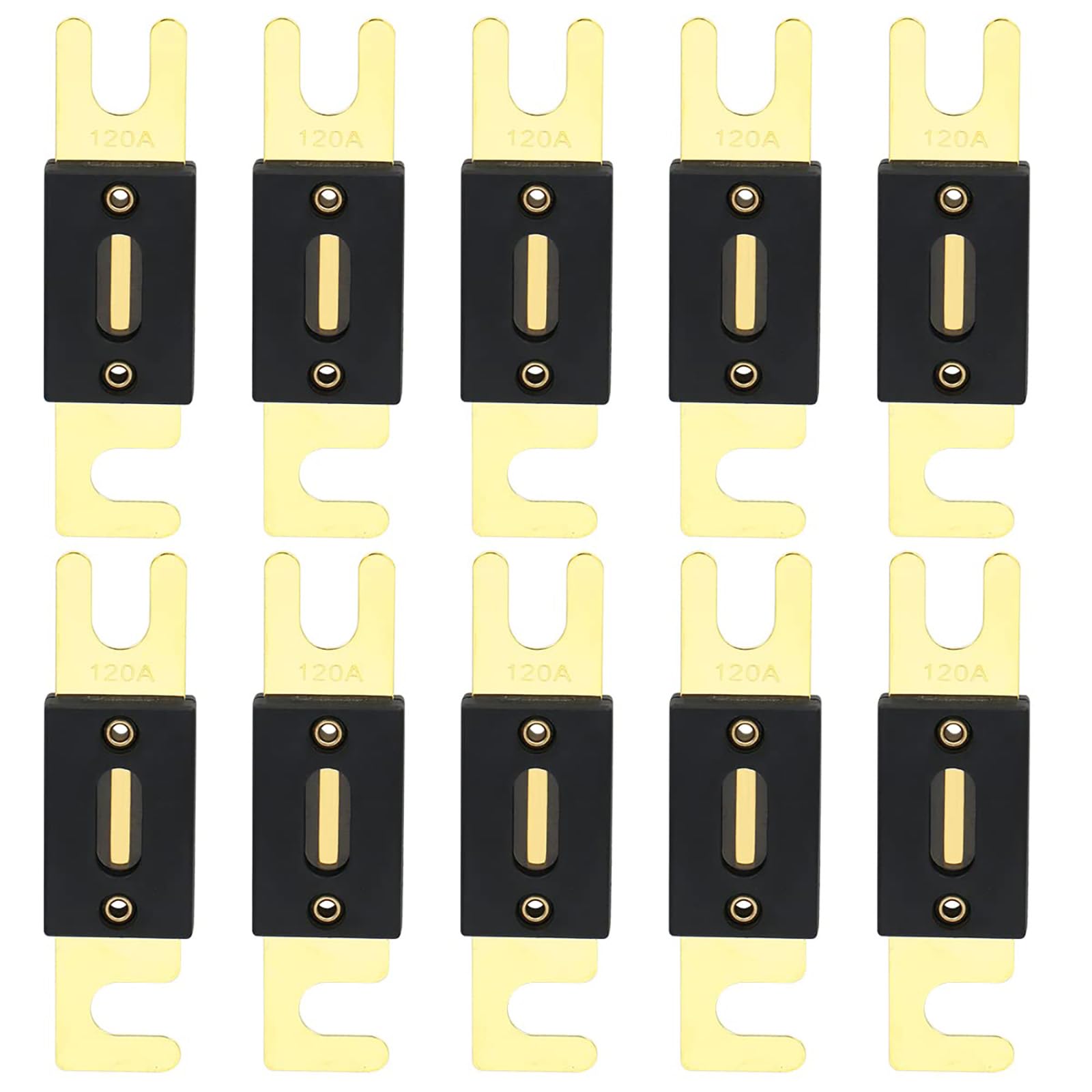 Baomain 3-Pack 40A ANL Fuse Bulk Value Pack with Gold-Plated Terminals for Car Audio, Amplifier, Truck, Boat, RV - 12V/24V Circuit Protection — view 33