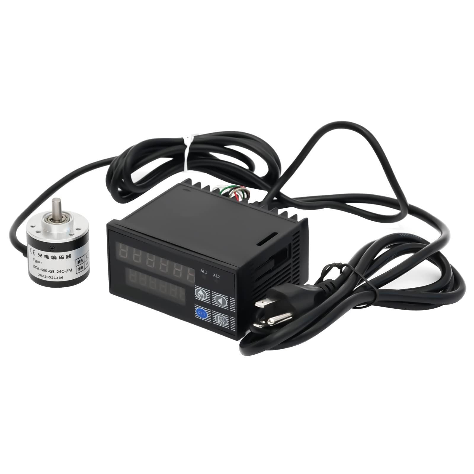 Contador Digital de Longitud de Rueda de Cable, con función de Control de 0 a 999999 y función de Memoria de Apagado, para Cable de Pesca, Hilo de Seda, Alambre.