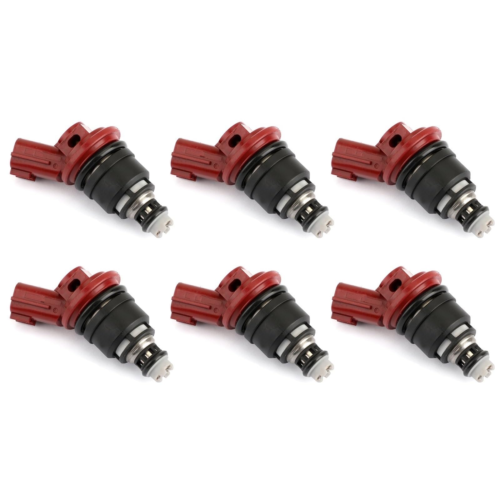 Cgbwmb One Color Car Petrol Injection Nozzles For Nissan For Maxima 1992 1993 1994 1995 1996 1997 1998 1999# 1660096E01 16600-96E01 Car Accessories 6 Pcs Fuel Injectors