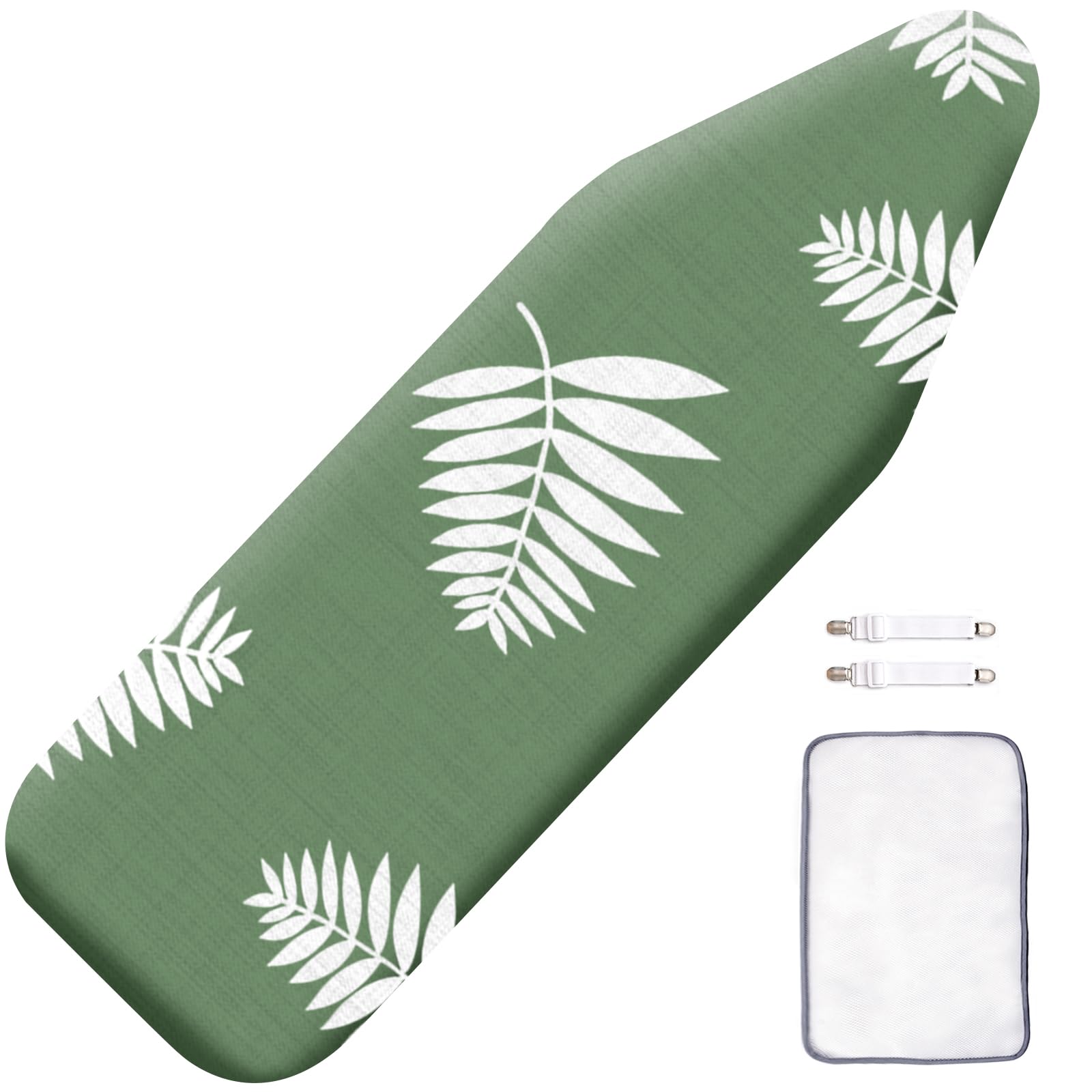 SheeChung Ironing Board Cover and Pad 18"x49",Wide Ironing Board Cover