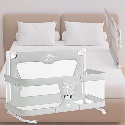 Miniatura 8 de Cuna de noche 3 en 1, cuna de bebé, cuna junto a mí, cama de bebé Cosleeper, cuna de cama para bebé en la cama, cama de bebé unida a la cama de los