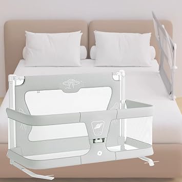 3 In 1 Bedside Crib, Baby Bedside Sleeper,next To Me Crib,baby Nest Sleeper, For Cosleeper Baby Bed, Bed Bassinet For Baby In Bed,baby Bed Attached To Parents Bed, Breathable And Visible Mesh Window