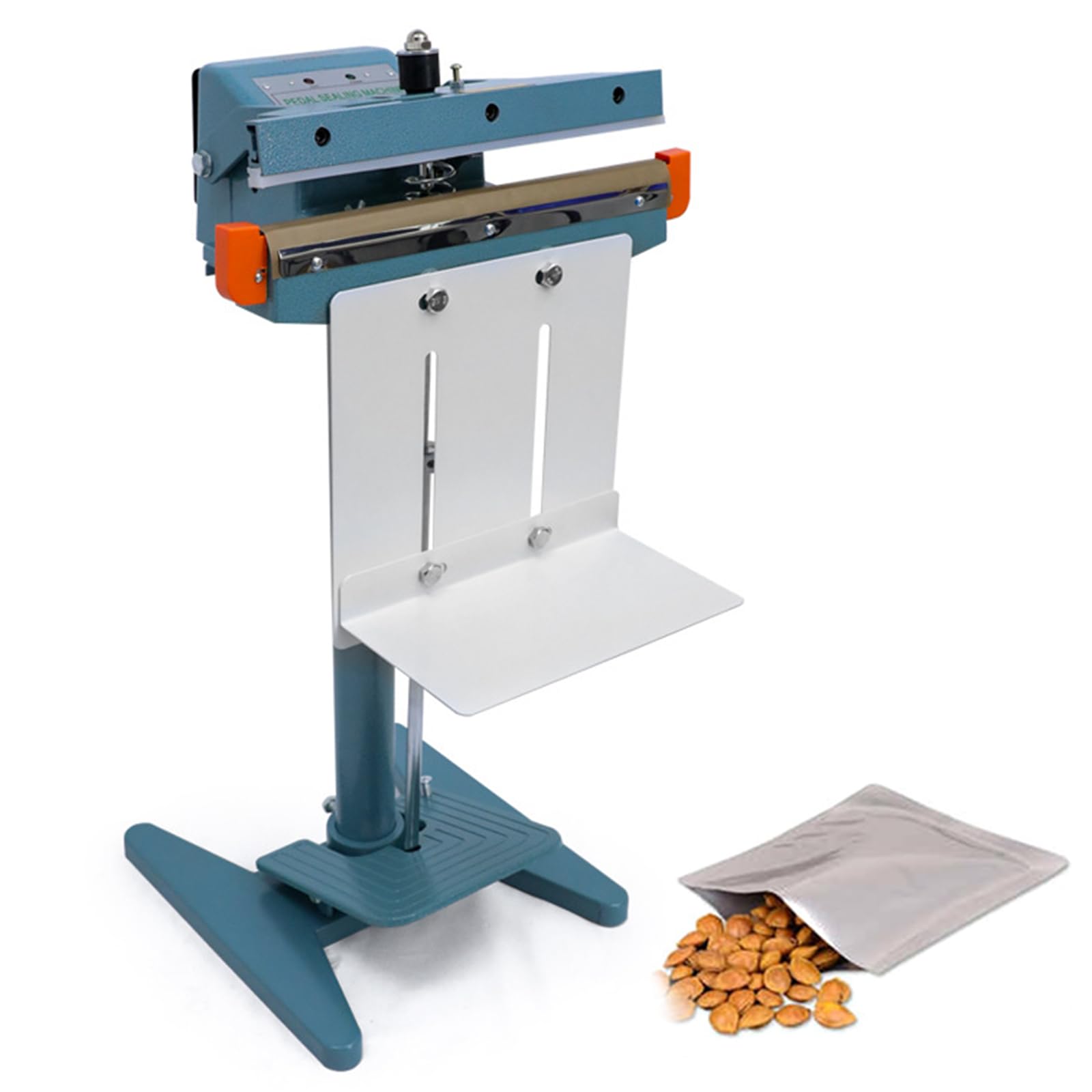 Scelleuse Thermique Industrielle pour sachets avec pédale, scellage par Impulsion pour Films thermoplastiques, Chauffage Double Face - 650 mm