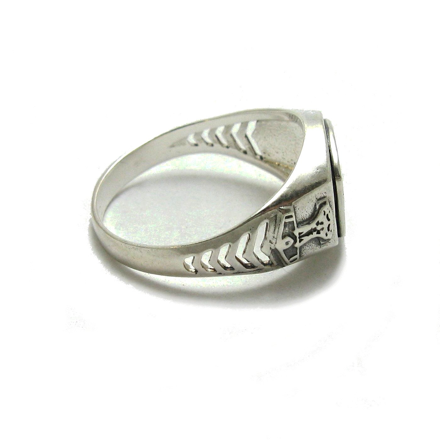 Anillo de plata céltica para hombre macizo 925 nudo R001788